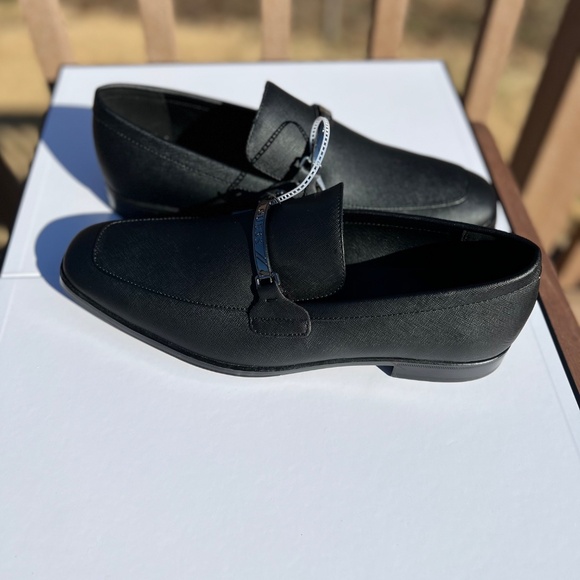 Guess Black Dress Loafers Men’s Size 12 Slip On Formal Shoes Business Casual main image 5